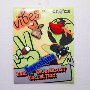 Crocs Jibbitz Charms Bercelona Collection 5 pack